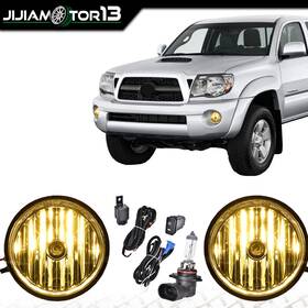 J-02flb2001ayl Jijiamotor13 Fit For 2005-2011 Toyota Tacoma Bumper Yellow Fog Lights Lamps With Bulb/ Switch
