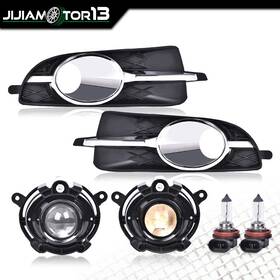 J-02flb6262awt Jijiamotor13 Pair Front Bumper Fog Light Lamps And Cover Trim Kit Fit For Buick Lacrosse 10-13