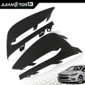 J-02flc4514abk Jijiamotor13 Fog Light Lamp Cover Fit For 2016-2018 Chevrolet Cruze Driver And Passenger Side