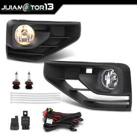 Jijia0322-1 Jijiamotor13 Fit For 2017-20 Nissan Pathfinder Fog Lights Front Lamps With Wiring Kits