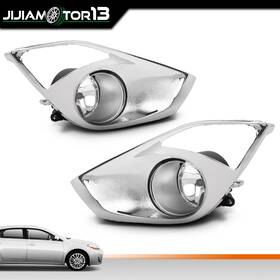 Jijia2025091204 Jijiamotor13 Front Bumper Fog Lights With Chrome Covers And Bulbs Fit For 2013-2015 Toyota Avalon Jijia2025091204 Jijiamotor13 Front Bumper Fog Lights With Chrome Covers And Bulbs Fit For 2013-2015 Toyota Avalon