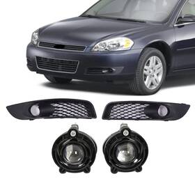 8aptgc327 Jx For Chevrolet Impala 2006-2016/impala Limited 2014-16 Fog Lights With Covers Bezels