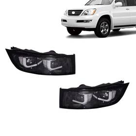 Nsps15102bk Jx Left Right For Lexus Gx470 2003-2009 Front Bumper Led Drl Fog Light Driving Lamp