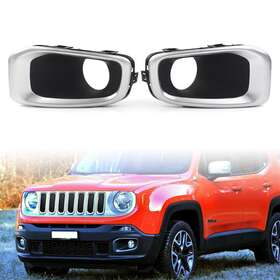 5xb28xs9aa Kabusikikaisya-kawausa 5xb32xs9aa/5xb28xs9aa Front Bumper Fog Lights Cover Left And Right For Jeep Renegade 2015-2018 Pair Us