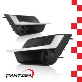 1kpsb1230k09 Karpal For 2015-2016 Subaru Impreza Fog Light Lamp Covers With Chrome Left And Right Side