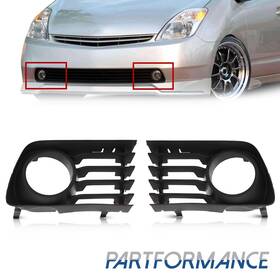 1kpty1230k07 Karpal Left Right Fog Light Grille Cover Trim Bezel With Hole For Toyota Prius 2004-2009