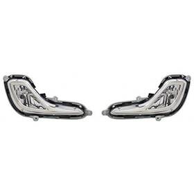 Karparts360 196255059914 For Hyundai Accent Fog Light 2012-2017 Driver And Passenger Pair Hatchback/sedan
