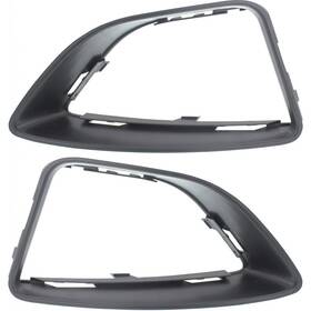 Karparts360 197238268408 For Ford Fusion Fog Light Cover 2010-2012 Driver And Passenger Pair Textured Black