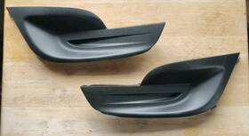Karparts360 197238269665 For Nissan Altima Fog Light Cover 2013-2015 Driver And Passenger Pair Black