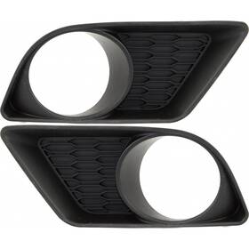 Karparts360 197238270371 For Dodge Charger Fog Light Cover 2011-2014 Driver And Passenger Pair Black Se/sxt