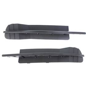 Karparts360 197238789125 For Chevy Malibu Fog Light Cover 2010-2012 Outer Passenger And Driver Pair Black