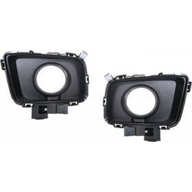 Karparts360 197301724930 For Mazda 5 Fog Light Trim 2006-2007 Driver And Passenger Pair Primed With Lights