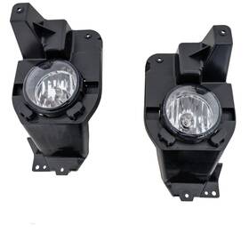Karparts360 197726064789 For Ford Focus 2008-2014 Fog Light Passenger And Driver Side Pair With Bezel