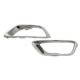 Karparts360 198236249925 For Jeep Grand Cherokee 2017-2021 Fog Light Trim Driver And Passenger Side Pair