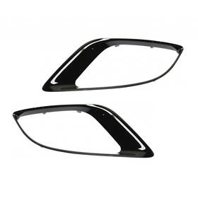 Karparts360 643375140089 For Dodge Durango 2014-2020 Fog Light Bezel Driver And Passenger Side Pair