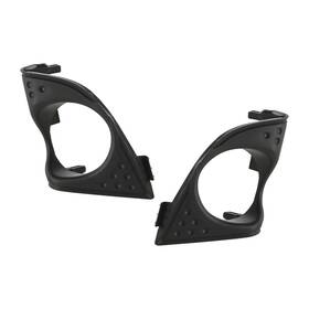 Ac1038123 Karparts360 For Acura Tsx 2009 2010 Fog Light Cover Driver And Passenger Side Pair Front Sedan