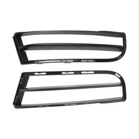 Bm1038130 Karparts360 For Bmw 135is 2013 Fog Light Covers Front Pair Textured Black Side Bumper Grille
