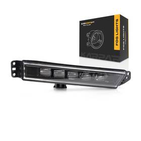 Clx-m0-117-2017r-as-cl360a50 Karparts360 For Honda Cr-v 2020-2022 Fog Light Passenger Side Black Rectangular With Bulbs
