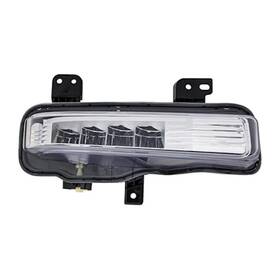 Clx-m0-fr726-b000r-cl360a50 Karparts360 For Ford Explorer 2020 21 22 2023 Fog Light Passenger Side Led Chrome Housing
