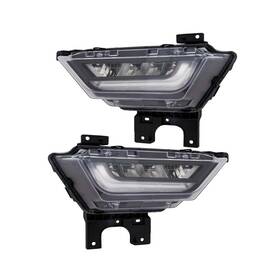 Fo2592259 Karparts360 For Ford F-150 2021-2023 Fog Light Driver And Passenger Side Pair Front Capa Led