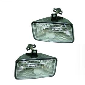 Gm2592139 Karparts360 For Gmc Yukon 1992-1999 Fog Lights Front Driver And Passenger Side Pair Halogen