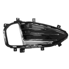 Klx-ksi-2923353-cl360a50 Karparts360 For Ford Edge 2019-2023 Fog Light Bezel Passenger Side Black With Chrome Molding