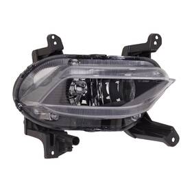 Klx-ksi-5749381-cl360a50 Karparts360 For Hyundai Santa Fe 2019 2020 Fog Light Passenger Side Front Halogen Square