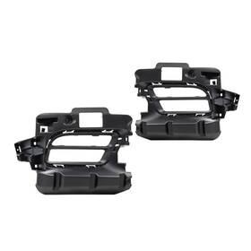 Klx-pair-ksi-139335j-cl360a50 Karparts360 For Dodge Durango 2013-2022 Fog Light Bezel Driver And Passenger Side Pair