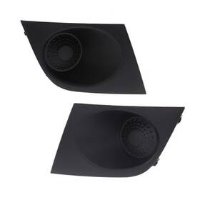 Klx-pair-ksi-5370354-cl360a50 Karparts360 For Nissan Versa 2007-2012 Fog Light Cover Driver And Passenger Side Pair Front