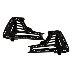 Klx-pair-ksi-577735g-cl360a50 Karparts360 For Hyundai Sonata 2018 2019 Fog Light Cover Driver And Passenger Side Pair Black