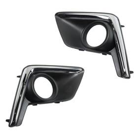 Klx-pair-ksi-6771352-cl360a50 Karparts360 For Subaru Crosstrek 2016 2017 Fog Light Cover Driver And Passenger Side Pair