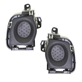 Klx-pair-ksi-7148354-cl360a50 Karparts360 For Toyota Prius 2010 2011 Fog Light Cover Driver And Passenger Side Pair Front