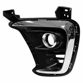 Llx-ki1038149-cl360a70 Karparts360 For Kia Sorento 2019 2020 Fog Light Bezel Driver Side Front Dark Gray
