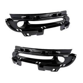 Llx-pair-ch1038211-cl360a70 Karparts360 For Jeep Grand Cherokee 2014-2016 Fog Light Bezel Driver And Passenger Side Pair