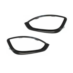 Llx-pair-ch1046114-cl360a70 Karparts360 For Chrysler Pacifica 2017-2020 Fog Light Trim Driver And Passenger Pair Black