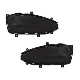 Llx-pair-fo1038186-cl360a70 Karparts360 For Ford Edge 2019-2022 Fog Light Cover Driver And Passenger Side Pair Front