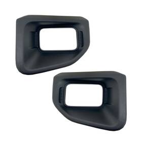 Llx-pair-fo1038219c-cl360a70 Karparts360 For Ford F-250/f-350 2020-2022 Fog Light Bezel Driver And Passenger Side Pair Capa
