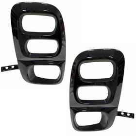 Llx-pair-ho1038162-cl360a70 Karparts360 For Honda Odyssey 2021-2024 Fog Light Bezel Driver And Passenger Side Pair Gloss