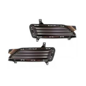 Llx-pair-hy1038181-cl360a70 Karparts360 For Hyundai Tucson 2019 2020 2021 Fog Light Cover Driver And Passenger Side Pair