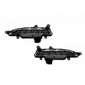 Llx-pair-hy2592159c-cl360a70 Karparts360 For Hyundai Genesis 2015 2016 Fog Light Driver And Passenger Side Pair Sedan Capa