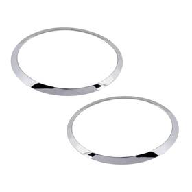 Mc2507105 Karparts360 For Mini Cooper 2014-2024 Headlight Bezels Driver And Passenger Side Pair Chrome