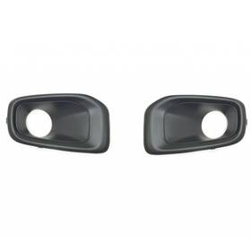 Mlx-pair-she038b-95l-cl360a50 Karparts360 For Jeep Renegade 2016 Fog Light Bezel Driver And Passenger Side Pair Front