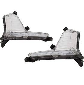 Plx-m0-321-1607l-ac-cl360a55 Karparts360 For Hyundai Sonata Fog Light 2018 2019 Pair Passenger And Driver Limited Model