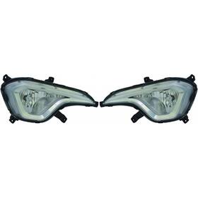 Plx-m0-321-2031l-as-cl360a55 Karparts360 For Hyundai Santa Fe Fog Light Assembly 2013-2016 Pair Driver And Passenger Side