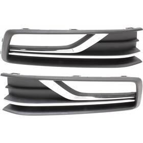 Plx-m0-341-2507l-ud-cl360a1 Karparts360 For 2016 2017 2018 Volkswagen Passat Fog Light Cover / Bezel Pair