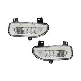 Plx-m0-ds821-b000lca-cl360a50 Karparts360 For Nissan Sentra 2020-2023 Fog Light Driver And Passenger Side Pair Front Capa