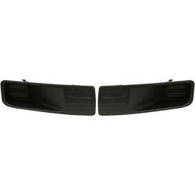 Plx-m0-usa-f107556-cl360a70 Karparts360 For Ford Fusion Fog Light Cover 2006-2009 Driver And Passenger Grille Bezel Black