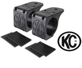 Kc Hilites 084709730710 Pair Of 1.75 To 2 Inch Utv Roll Bar Molded Nylon Driving Fog Light Mounts