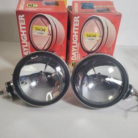 1651 Kc Hilites 2 Vintage 6 Inch Daylighter Chrome Competition Lights 150w
