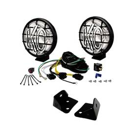 97102 Kc Hilites 2 White Halogen 6 Inch Off Road Lights Kit For 07-18 Jeep Wrangler